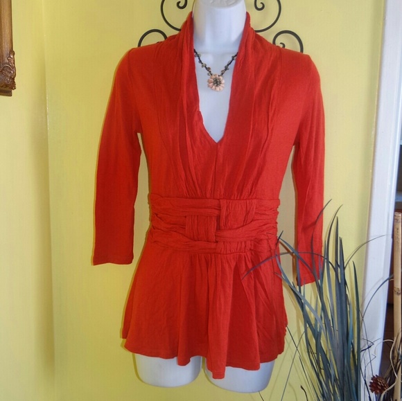 Anthropologie Tops - Anthropologie Orange Top